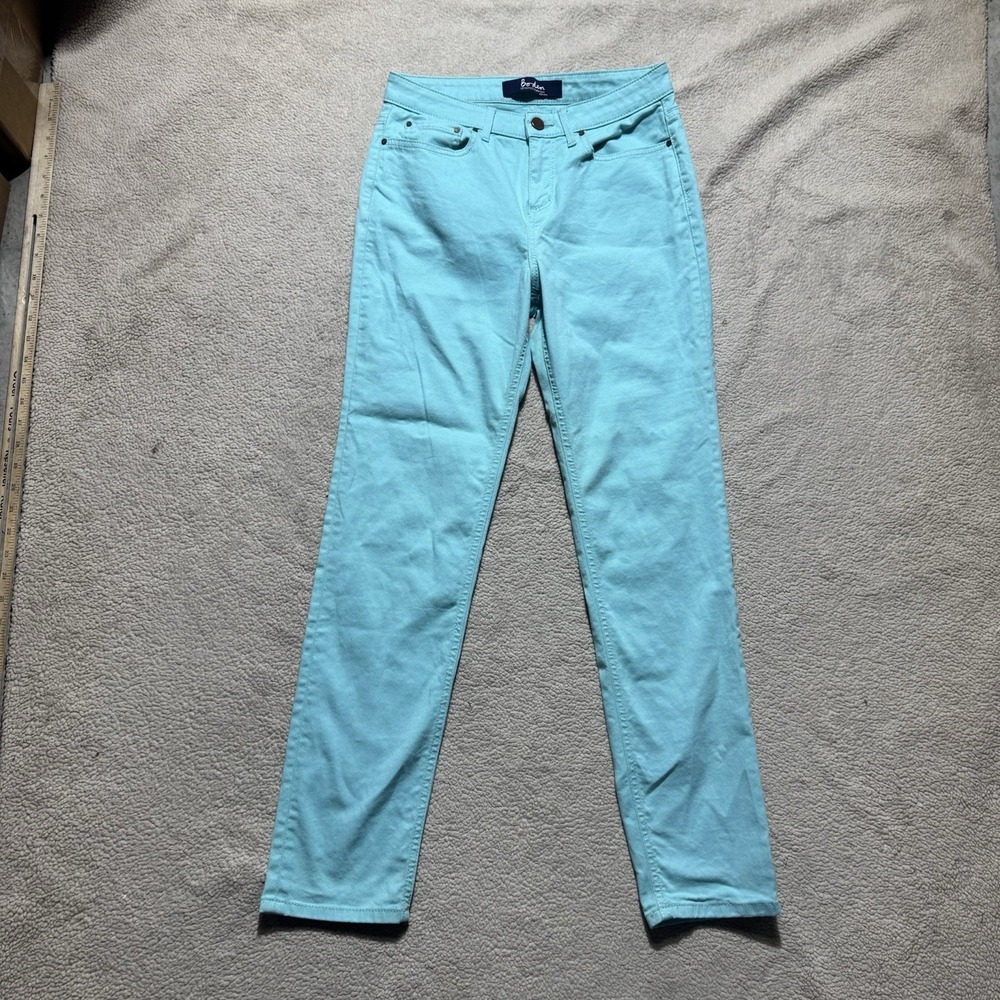 Boden Light Aqua Ankle Crop Jeans